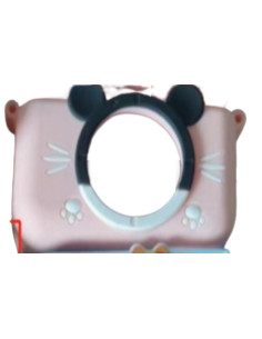 ASAKY KIDS BUBBLE COVER IN SILICONE PINK TOPOLINO PER PHOTO CAMERA BLS-X200